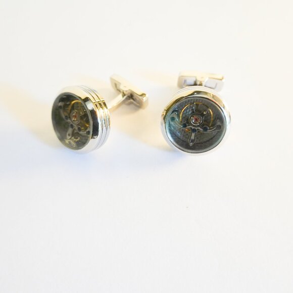 Watch movement cufflinks - Picture 1 of 2